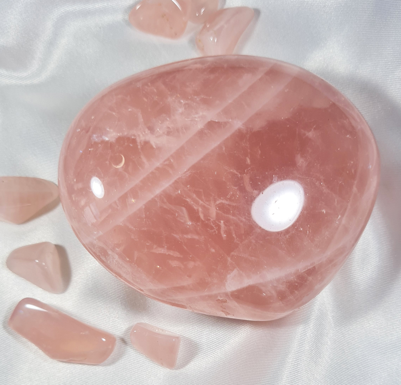 Rozenkwarts A+ 8,5 cm Jumbosteen Zuid - Afrika no.10