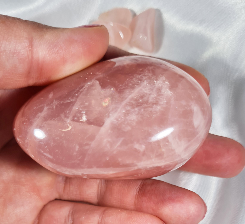 Rozenkwarts 6 cm A+ Jumbosteen Zuid - Afrika no.20