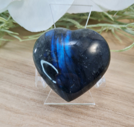 Labradoriet - Edelsteen hart - no.01 - 4,5 cm