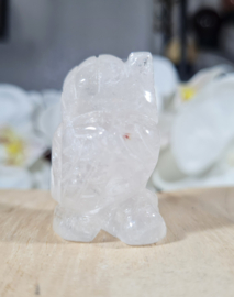 Uil Bergkristal Edelsteen - no.1 - 4cm