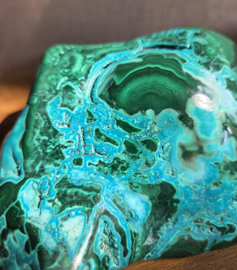 Malachiet Chrysocolla 922 gram 13 cm Gepolijst