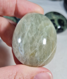 Groene Maansteen Edelsteen Palmsteen - no.07 - 4,5 cm