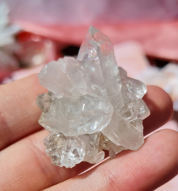 Bergkristal Edelsteen Cluster - Brazilië - Extra - no.28 - 4 cm