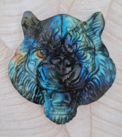Tijger Labradoriet 4 cm Carving