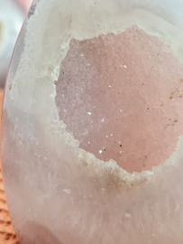 Agaat Edelsteen Druzy Vlam 8cm Brazilië