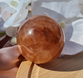 Hematoiet kwarts - Edelsteen Bol - no.6