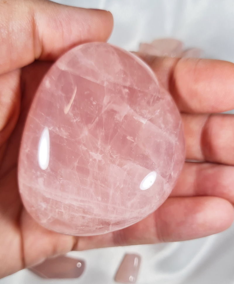 Rozenkwarts 6 cm A+ Jumbosteen Zuid - Afrika no.15