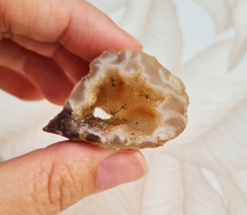 Agaat Geode Druzy Brazilië no.29 - 4,5 cm