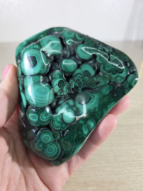 Malachiet Edelsteen Sculptuur 10 cm
