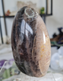 Zwarte Maansteen Edelsteen Sculptuur 8cm no.1