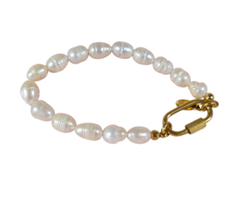 Armband Zoetwater Parels - Smal