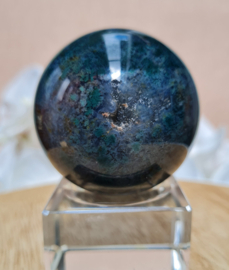 Mosagaat - Edelsteen Bol - no.3 - 4,9 cm