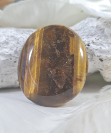 Tijgeroog Platte Steen no.2 - 4 cm Edelsteen