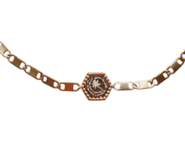 Armband - Palmboom - goudkleur