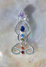 Hanger Chakra Meditatie Zilver