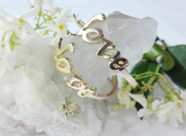 Oorbellen - Love - 4,5 cm - ringen