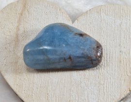 Aquamarijn - trommelsteen - no.8- 3,1 cm