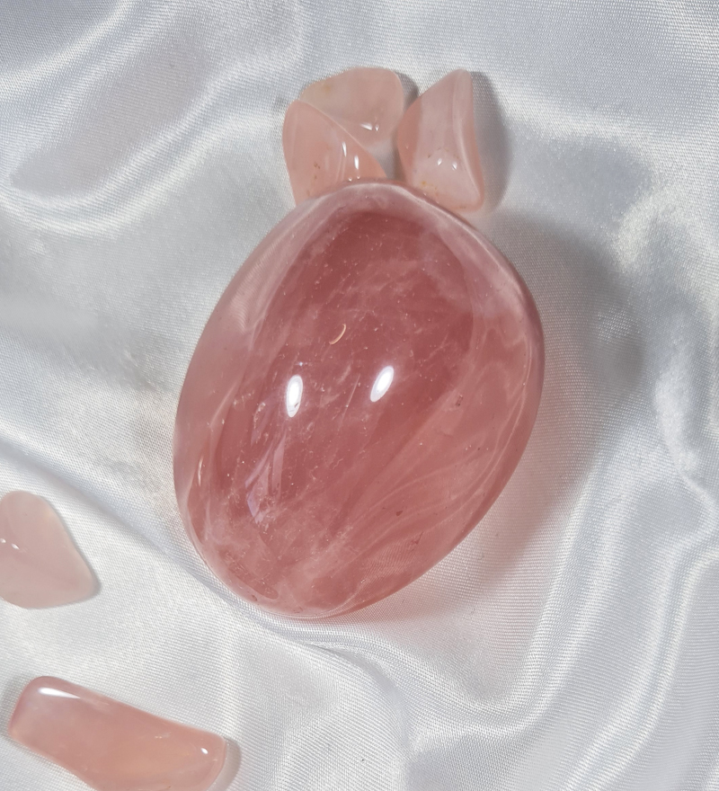 Rozenkwarts 6 cm A+ Jumbosteen Zuid - Afrika no.21