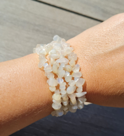 Armbanden in naturel kleur