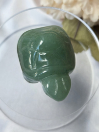 Schildpad Aventurijn groene Edelsteen - 4 cm - Geluk en Bescherming