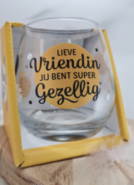 Waterglas - Lieve Vriendin - Proost!