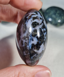 Gabbro - Merliniet Handsteen no.4 - 4,5 cm