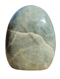 Groene Maansteen Edelsteen Sculptuur 10,5 cm