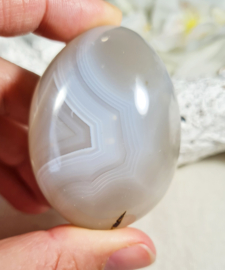 Agaat Handsteen no.1 Edelsteen 5,5 cm