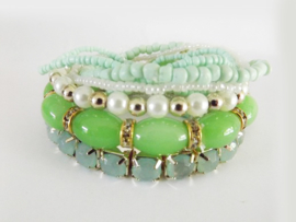 Armbanden set - groen