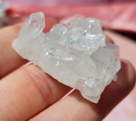Bergkristal Cluster - Edelsteen Cluster Brazilië - Extra - no.31 - 3,5 cm