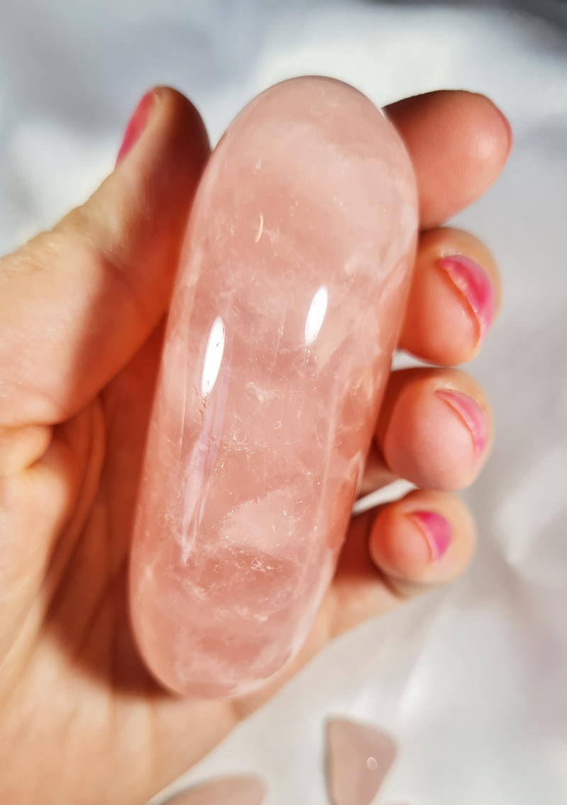 Rozenkwarts 8,5 cm A+ Jumbosteen Zuid - Afrika no.8