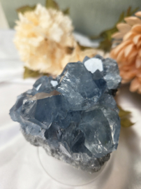 Celestien Edelsteen Geode - Madagaskar - 7 cm - Blauw