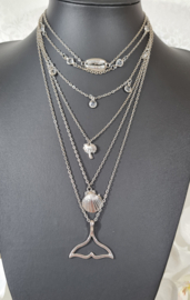 Ketting multilayer - Beachtime & Mermaid