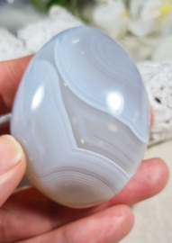 Agaat Handsteen no.1 Edelsteen 5,5 cm