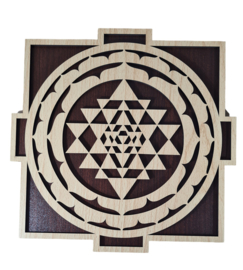 Grid  Shree Yantra - 25 cm - hout