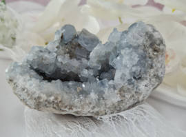 Celestien Cluster Geode - 10cm - Blauw