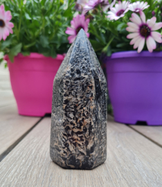 Toermalijn in kwarts - Punt - no.2 - 12 cm