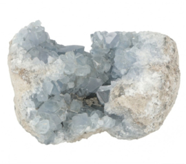 Celestien  Edelsteen Cluster Geode - 8cm - Blauw