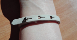 Armband - Leder - Limited Edition - zand