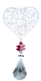 Raamhanger - Cosmo hart spinner - met kristal