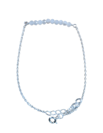 Edelsteen Armband Maansteen Zilver