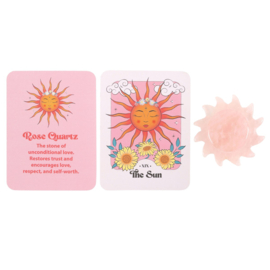 Rozenkwarts Zon in cadeaudoosje