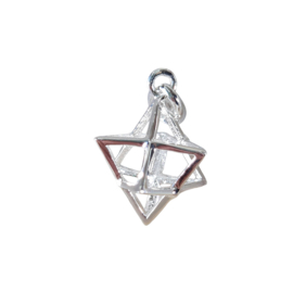Hanger Merkaba Zilver