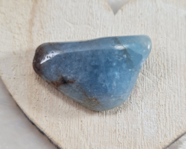 Aquamarijn - trommelsteen - no.8- 3,1 cm