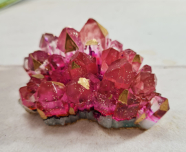 Orgonite - cluster - roze - 6,5cm