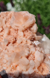 Heulandiet - Geode - 14cm - Roze Edelsteen