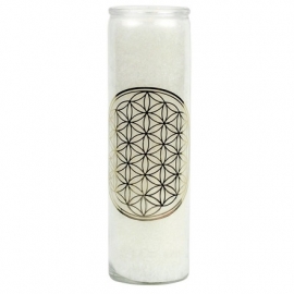 Candle - Flower of Life - Ecru - 100 hours