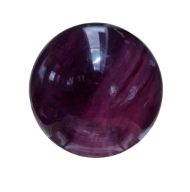Fluoriet Paars Edelsteen Bol - 4,4cm