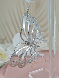 Oorbellen Vlinder 8.5 cm