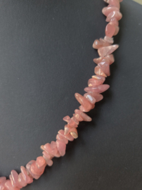 Rhodochrosiet Splitketting 45 cm
